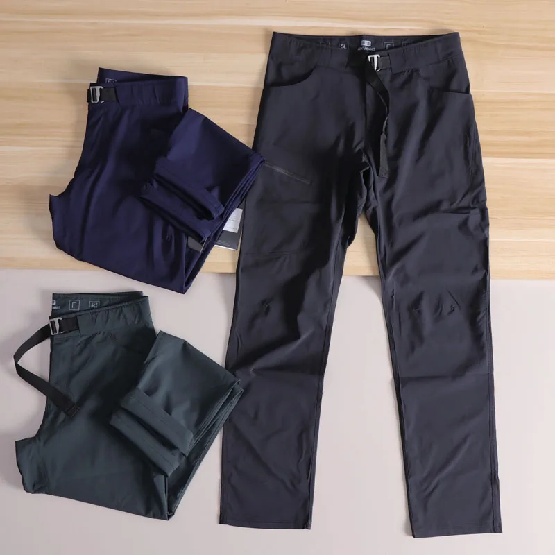 

Мужские повседневные спортивные брюки Qui Dry, дышащие, впитывающие пот, 3D стерео пошив, уличные, высокоэластичные, длинные, модные, городские