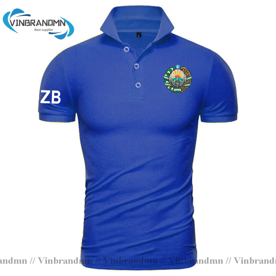 Uzbekistan Uzbekistani men shirt fashion jerseys nation team cotton polo shirt sporting clothing country UZB O'zbekiston Apparel