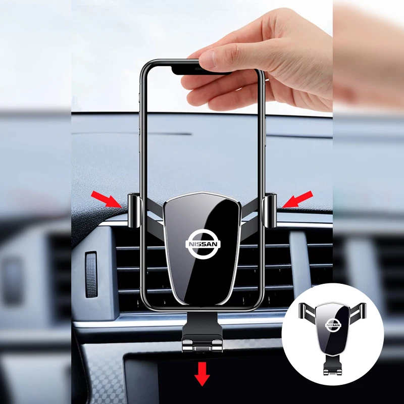 Car Phone Holder Smartphone Navigation GPS Holder Accessories For Nissan Note Qashqai Pulsar Sentra Altima Patrol Micra Rogue