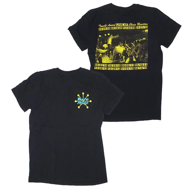 Touch É Amor É Post Hardcore Band, Pentagram Casual T-shirt, Men's and Women's Luxury Brand Top