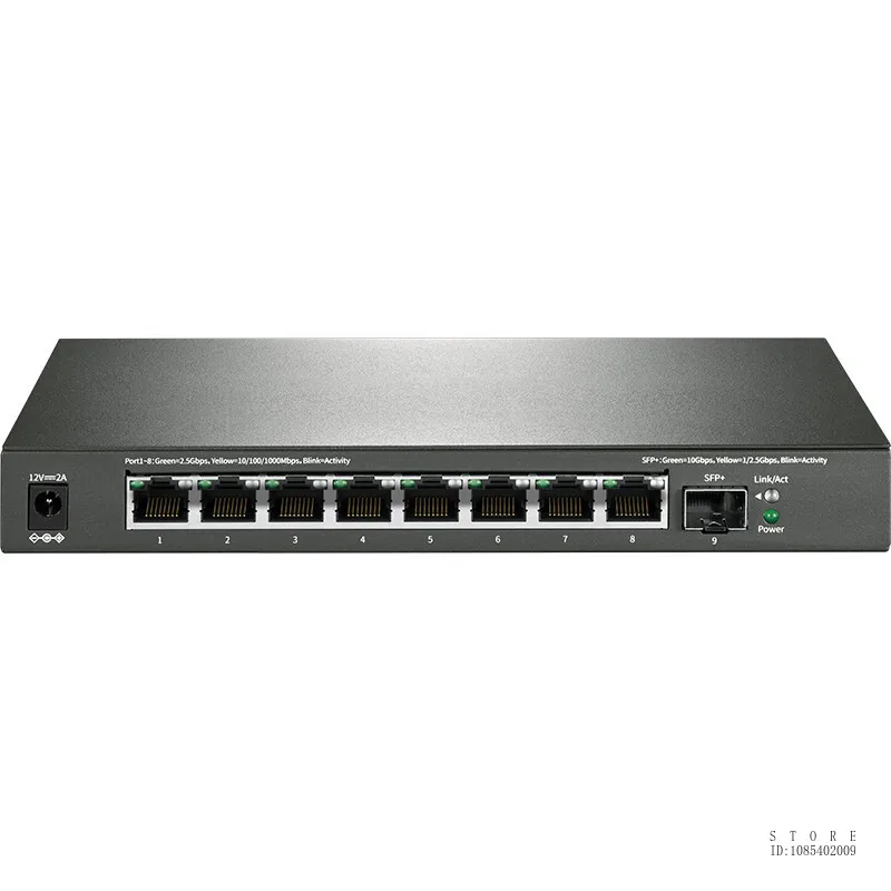 MERCURY 8-port 2.5G Ethernet Switch, 8*2.5GE+1*SFP Port , 8*10/100/1000/2500Mbps RJ45 Ports,Plug and Play, SE109 2.5G Switch