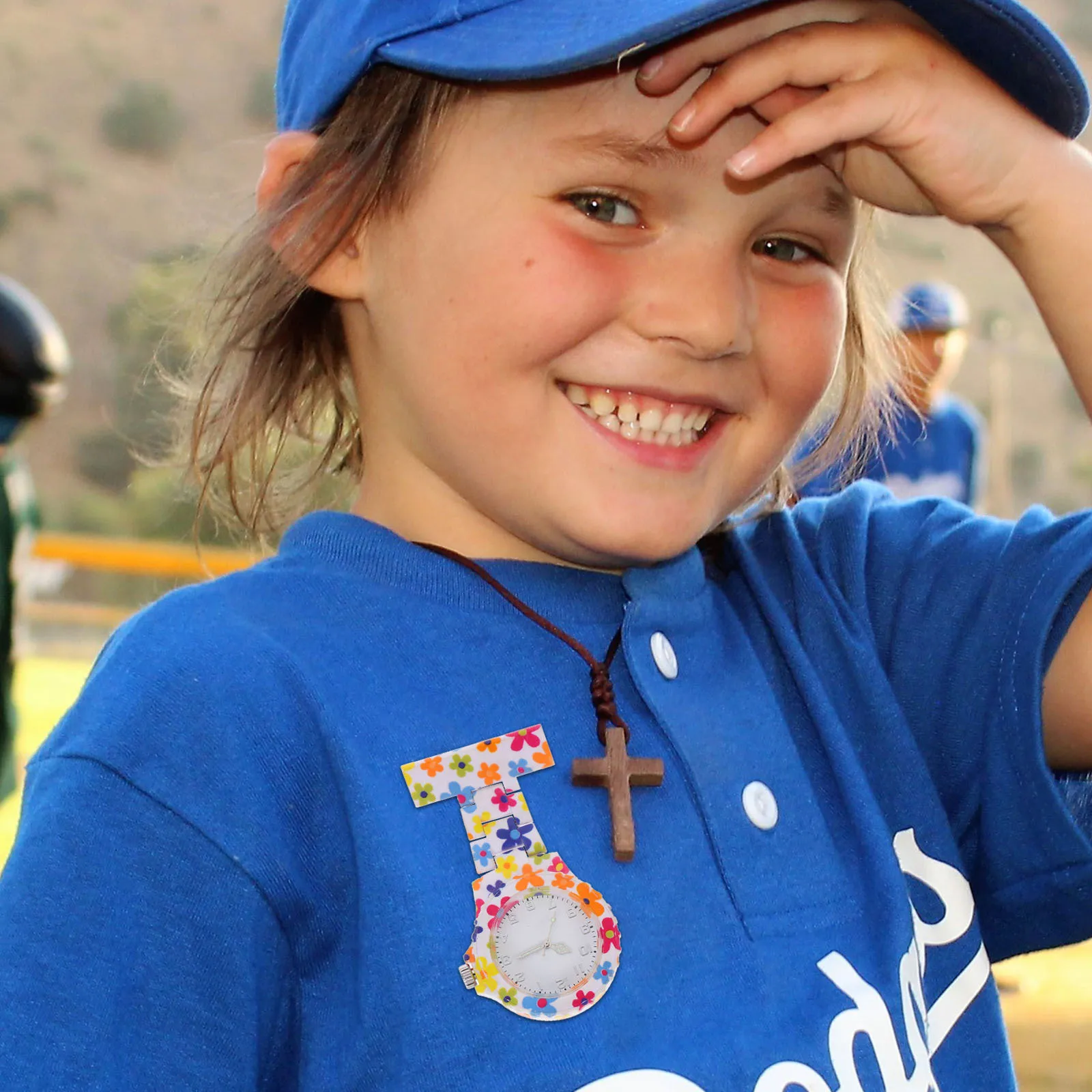 

1pc Nurse Pocket For Women Medical Watch For Nurse Staff Luminous Dial Clip Pocket Watch Durable Practical Timepiece