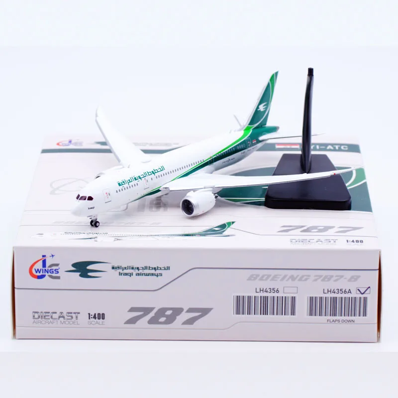 

LH4356A Alloy Collectible Plane Gift JC Wings 1:400 Iraqi Airways Boeing B787-8 Diecast Aircraft Jet Model YI-ATC Flaps Down