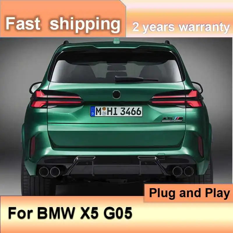 

Автомобильные аксессуары для BMW G05 X5 Задний фонарь 2018-2022 BMW X5 G05 Задний фонарь DRL Противотуманный тормозной сигнал поворота заднего хода