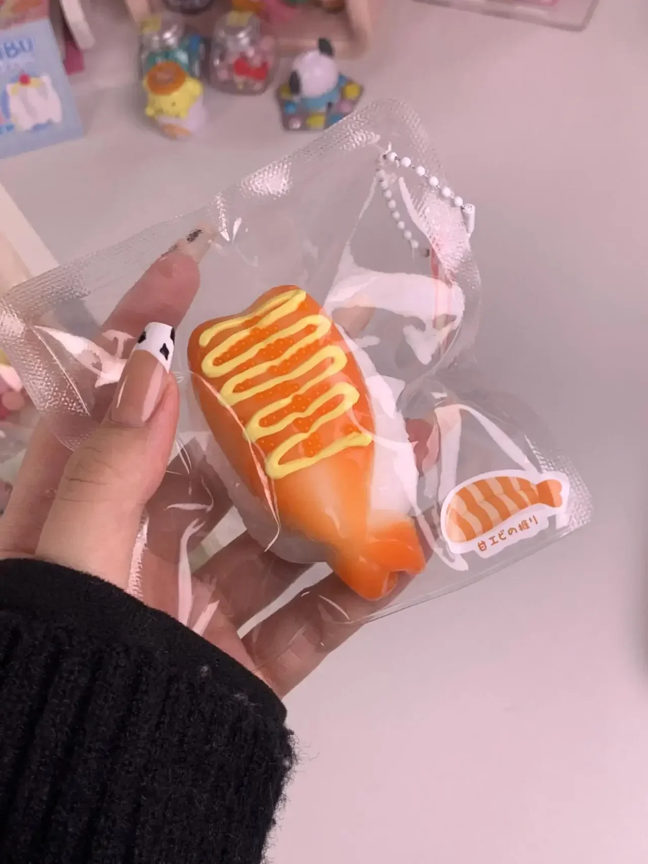 Taba Squishy Speelgoed Mochi Speelgoed Papperige Siliconen Zalm Sushi Squishy Handgemaakte Squishy Speelgoed Tabby Zalm Stress Release Hand Ontspannen Cadeau