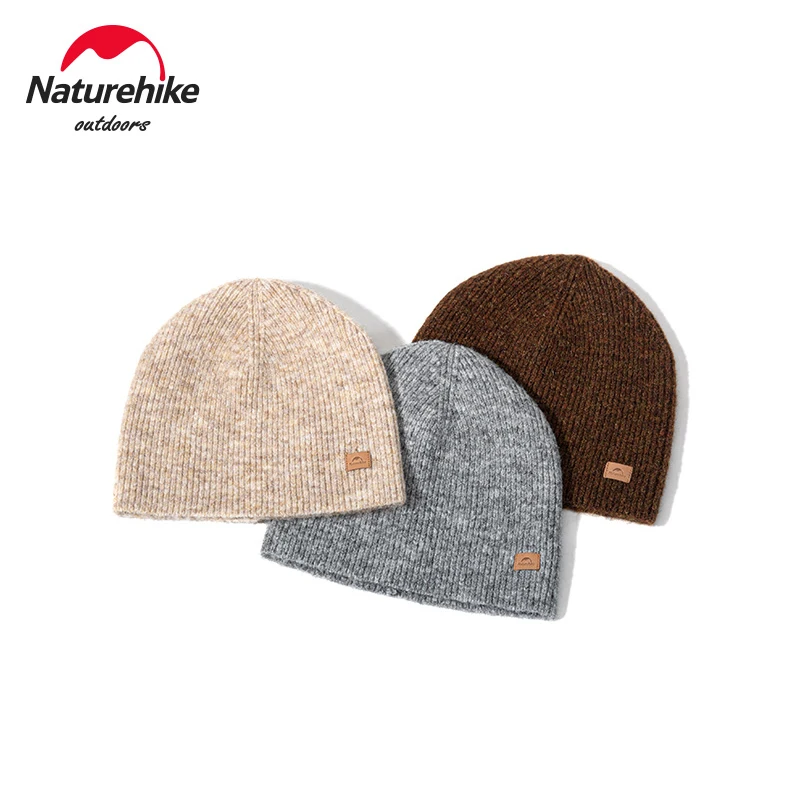 Naturehike Winter Climbing Knitted Wool Hat Hot Hats Ear Protection Hiking Cap Light Soft Outdoor Camping Travel Hiking Hats