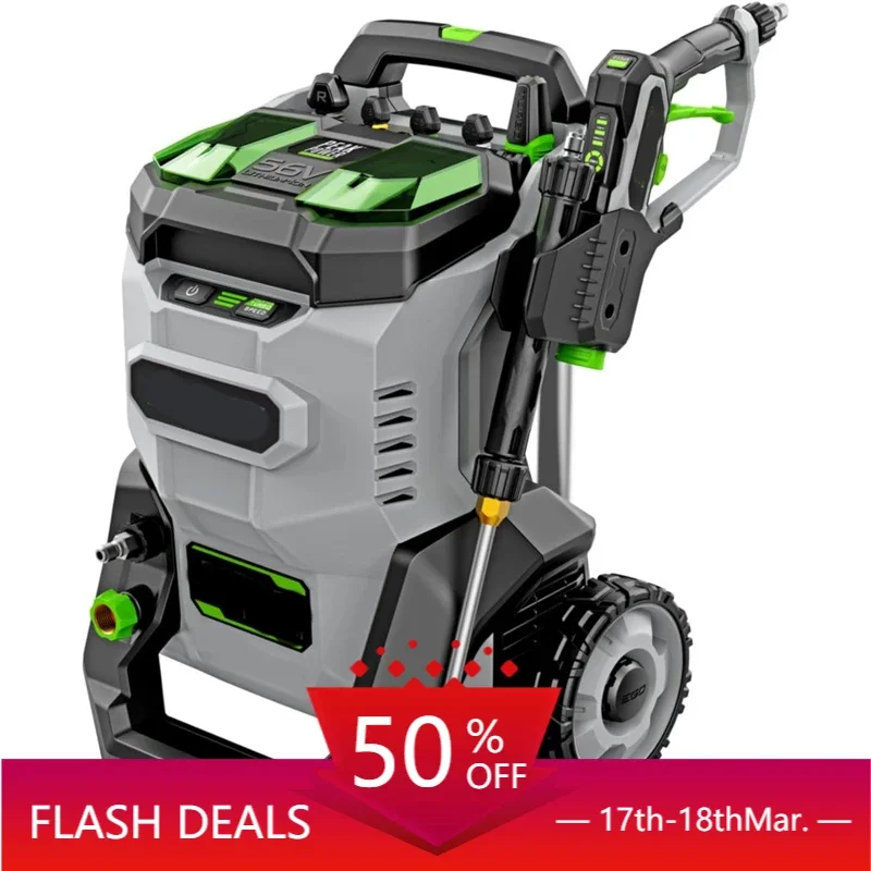 Electric Pressure Washer 3000PSI 2.6GPM High Pressure Power Washer Electric Powered 1800W Portable