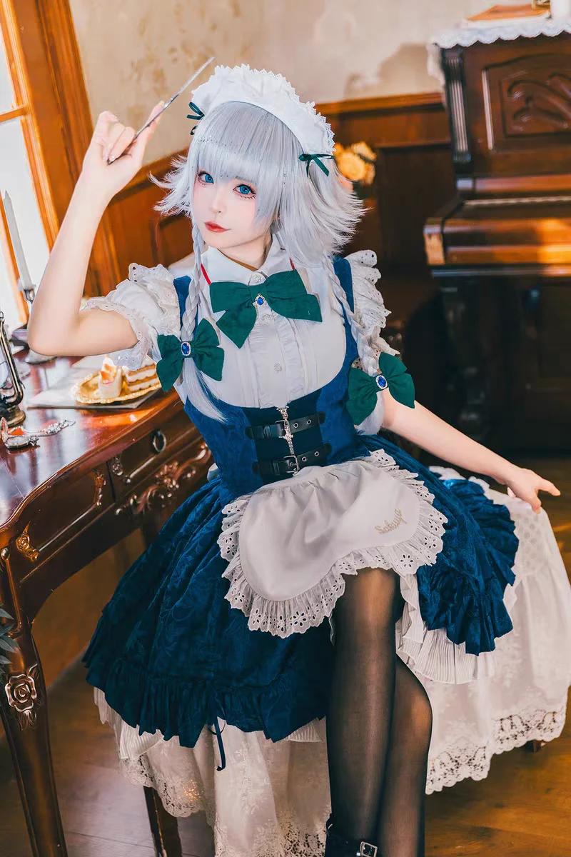 2026アニメ東方プロジェクト女性用マンスウィートメイド制服 - Men Accessories For Party のレビューと価格