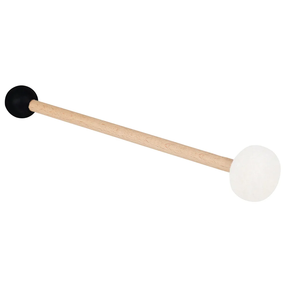 

Professional Double-Ended Felt Rubber Drum Mallet Lightweight Portable Percussion Stick for Drum Set Performance Music