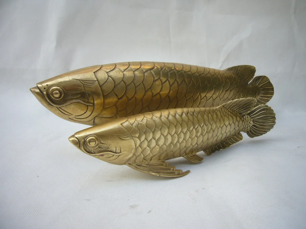 Pure copper fish business craft ornaments have more metal handicrafts than copper ornaments wholesale every year