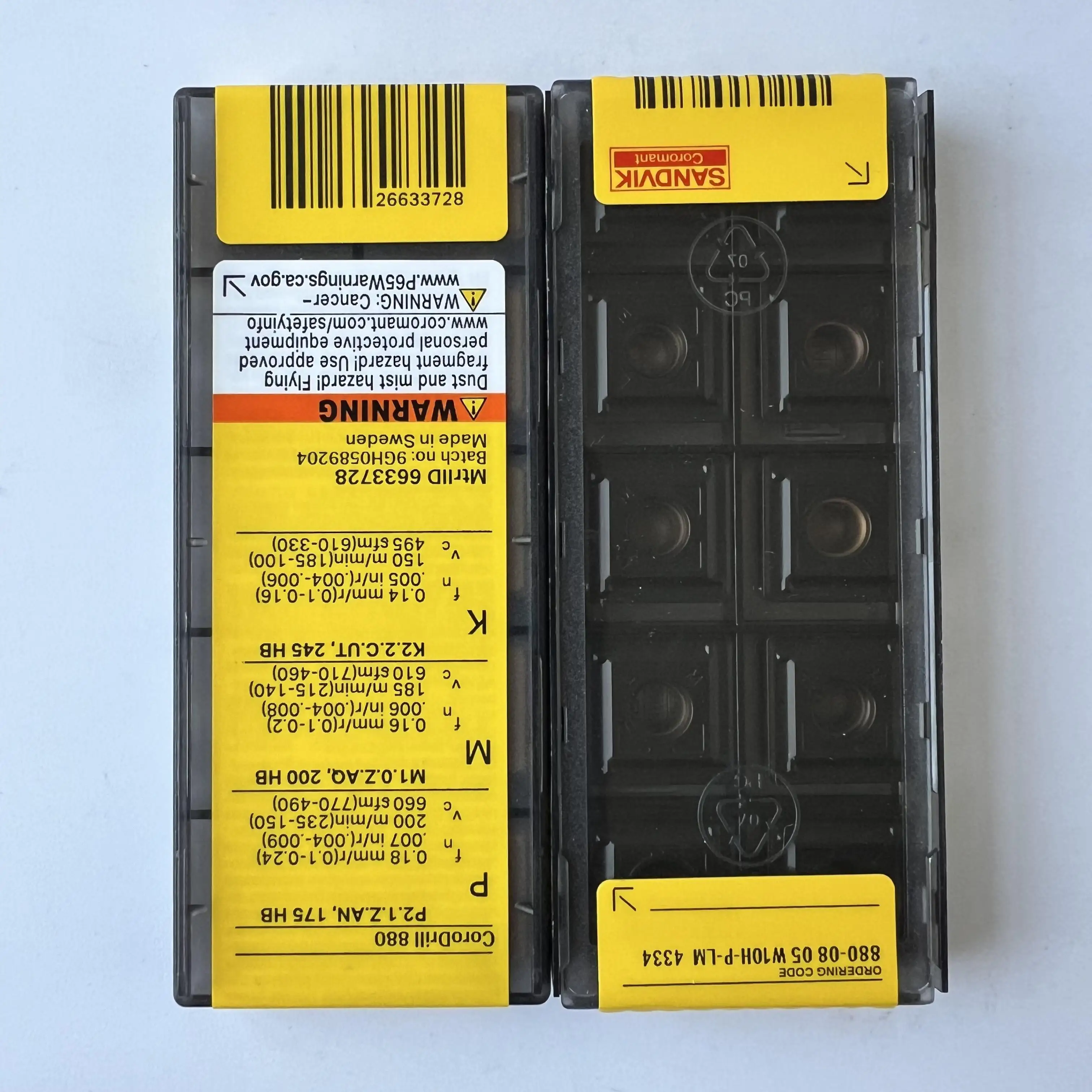 880-0805W10H-P-LM 4334 /Original blade Carbide CNC Blade 10 PCS