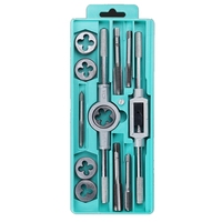 A76X-M3-M12 Thread Self-Tapping Wrench Set Screw Metric Tap And Die Set Hand Tapping Thread Drill Hardware Tools 12 Pieces