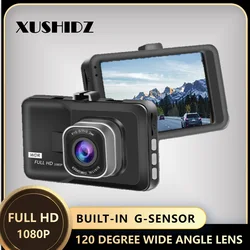 XUSHIDZ Q08 NEW 1080P HD Car Vehicle DVR Video Recorder Dashcam 24h Parking Monitor G-sensor Dash Camera Loop Recording