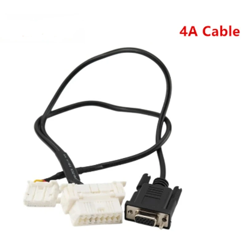 2-In-1 Directly Programming Cable Parts For Toyota 4A Cable Remote Programming Work For Autel Gbox DP PAD2