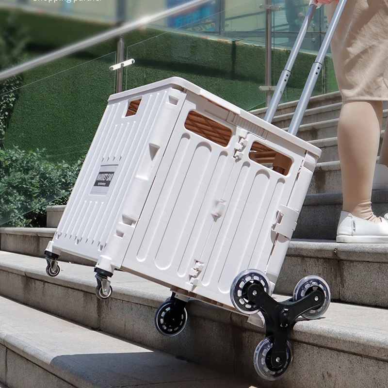 

Складные тележки для скалолазания, портативные ящики для хранения, растягивающаяся тележка для экспресс-багажа, уличная, легкая маленькая тележка