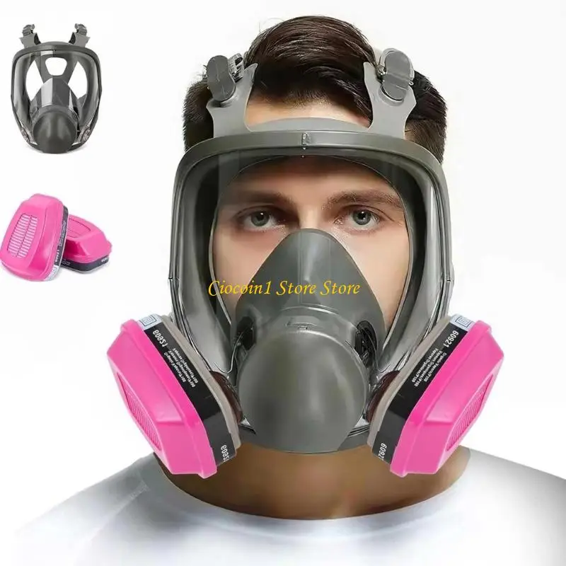 

A3PC Full Face Respirator Mask with Filter Protections for Comfortable Industrial Wear