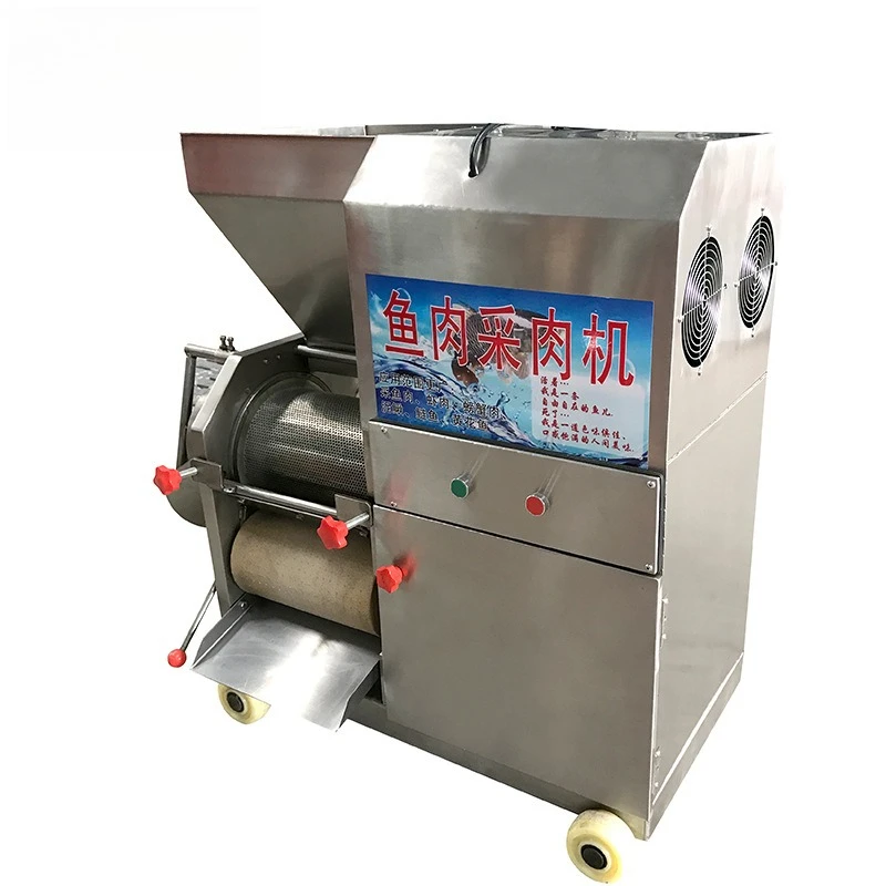 Multifunctional automatic fish meat picking machine High power stainless steel meatball fish ball shrimp ball meatpickingmachine