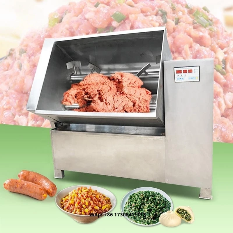 Chorizo Meat Beef Mincer Commercial Stainless Steel 50l 100l 100kg 100 Kg Vegetable Mixer Grinder Machine