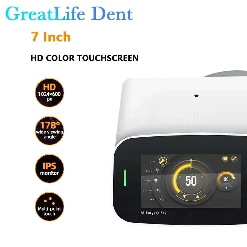 Greatlife dent piezo osso cortador equipamento piezosurgery máquina dental ultra-sônica unidade de cirurgia óssea para dentista motor cirúrgico