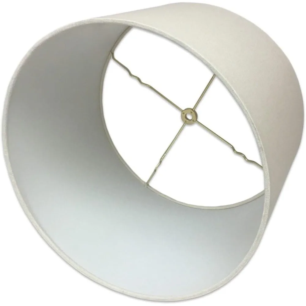 ظلال مصابيح ذات غلاف خلفي صلب من قشر البيض الضحل من الكتان، 15 × 16 × 10، عبوتان، ملحقات إضاءة منخفضة المستوى #2