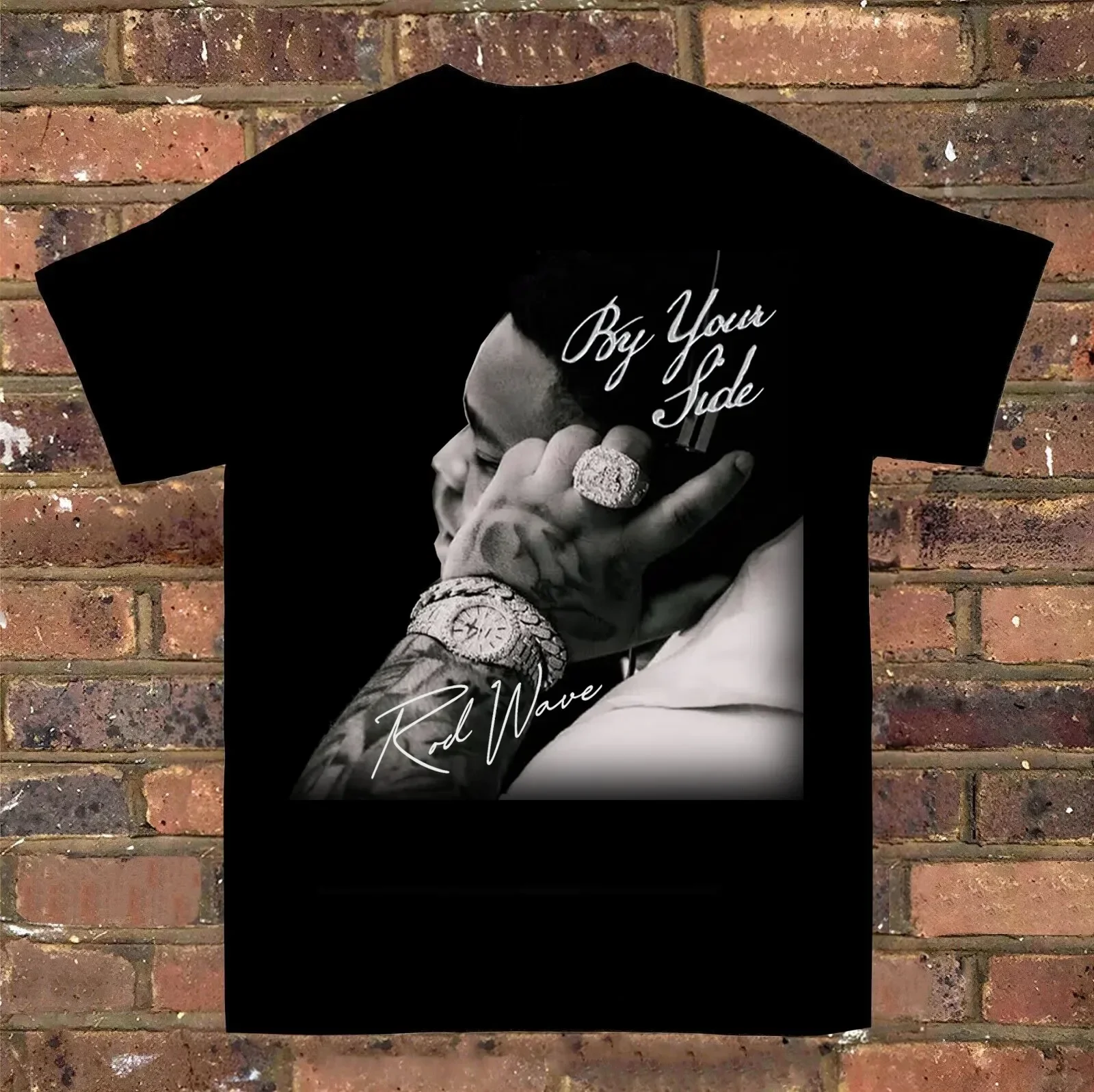 Rod Wave Beautiful Mind T Shirt Black Cotton Men Harajuku Graphic T Shirts Men Clothing