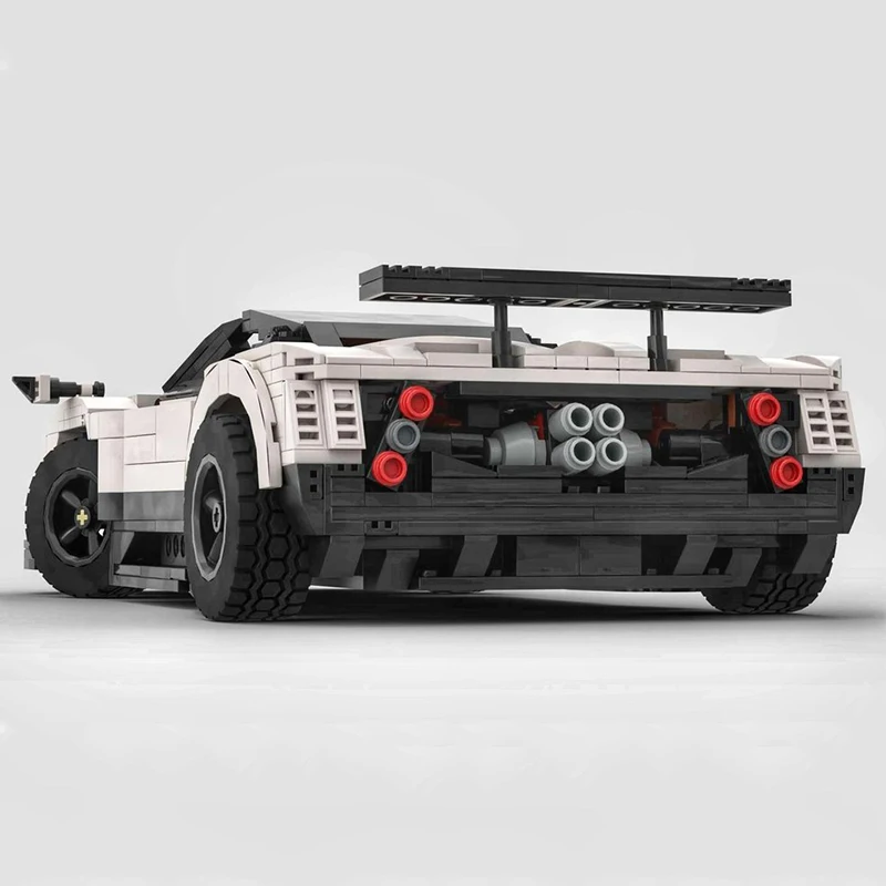 MOC 202269 Technical 10 in 1 White Super Sport Vehicle Compatible 10295 Building Block Brick Puzzle DIY Toys Christmas Gifts Kid