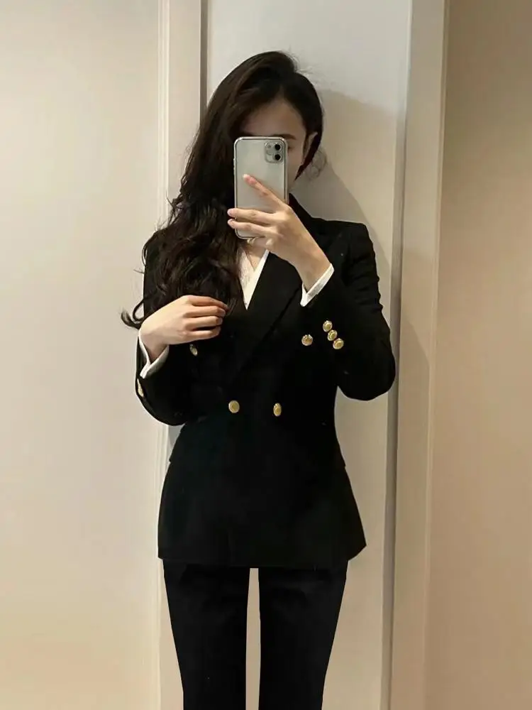 Blazer Woman 2024 Spring Autumn New in Jacket Women Outerwears Office Lady Chic and Elegant Woman Jacket Blazers for Women