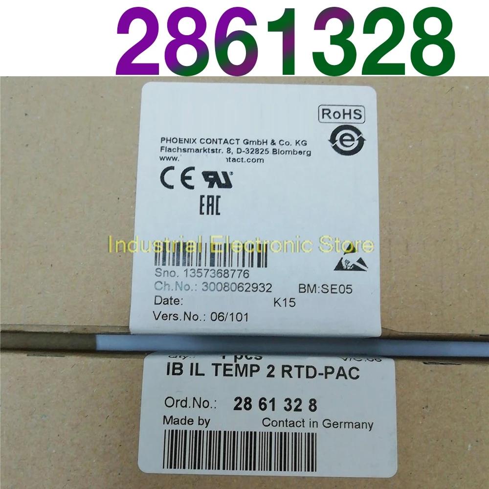 For Phoenix Analog Module IB IL TEMP 2 RTD-PAC 2861328