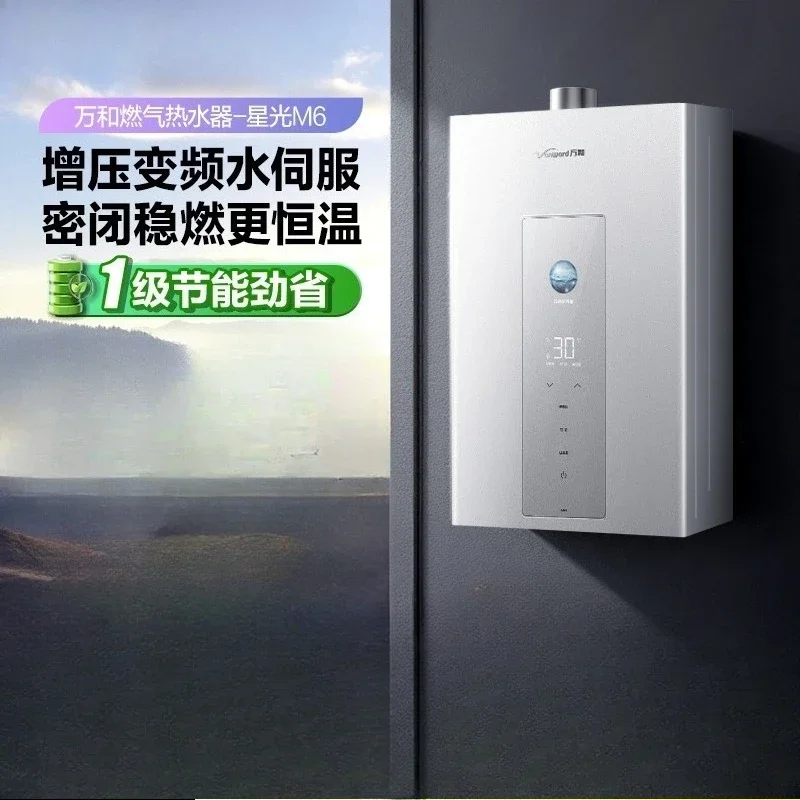 Household pressurized constant temperature first level energy-saving natural gas gas water heater