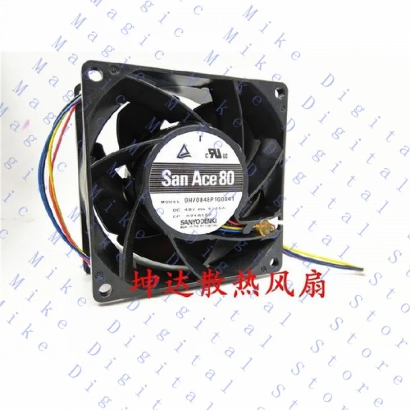 

H 1 шт. для вентилятора SANYO 9HV0848P1G0041 DC48V 0,85A 8038 8 см 4-проводной охлаждающий вентилятор для сервера