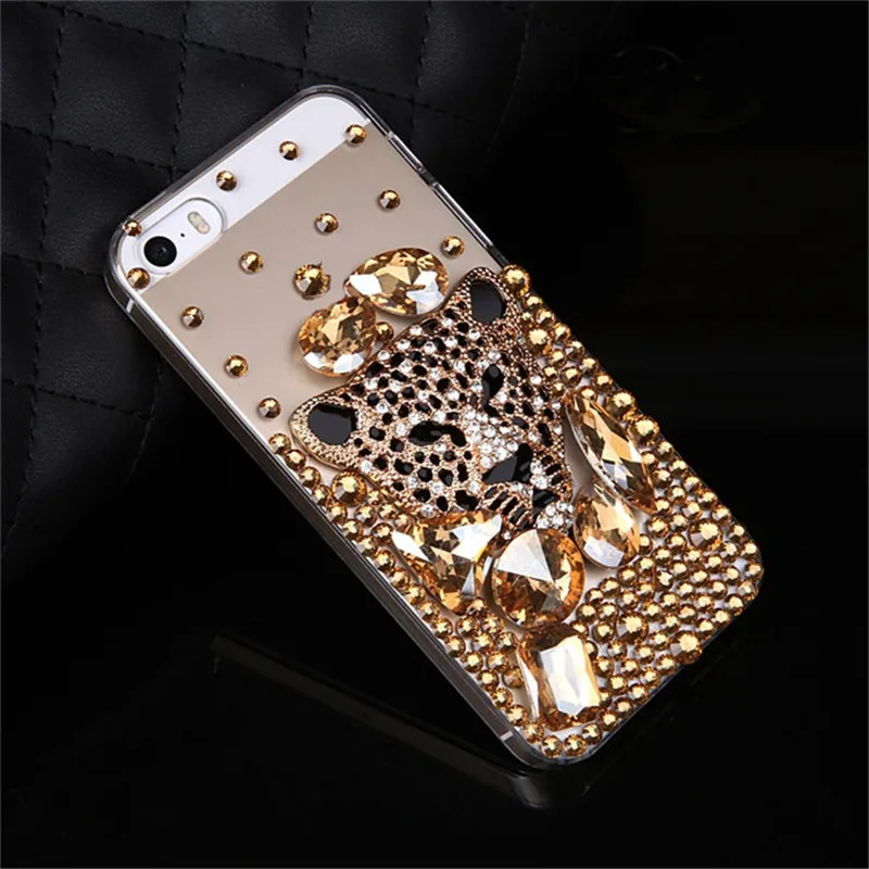 Rhinestone Crystal Phone Case for Samsung Galaxy, Luxury Bling, Tiger, Leopard Head, Diamond, A50, A70S, A52, A71, A51, A72, A73