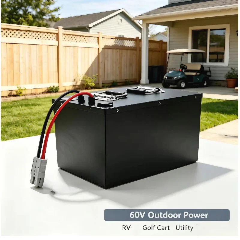60V 20S LiFePO4 battery pack, 40Ah to 300Ah, matches 3KW‑12KW systems. Reliable power for golf cart, electric tractor and commer