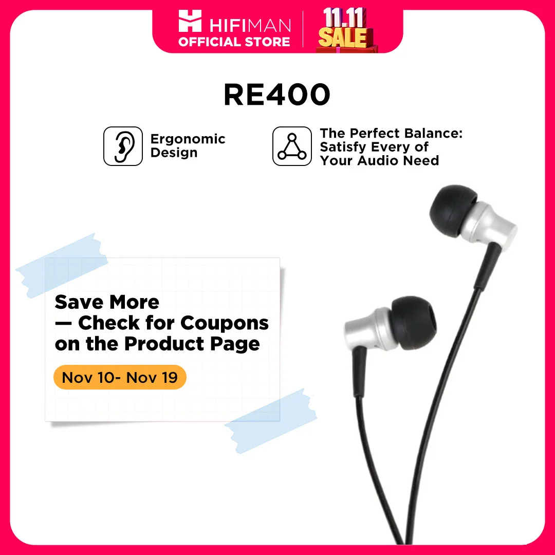 hifiman-re-400-インイヤーイヤホン