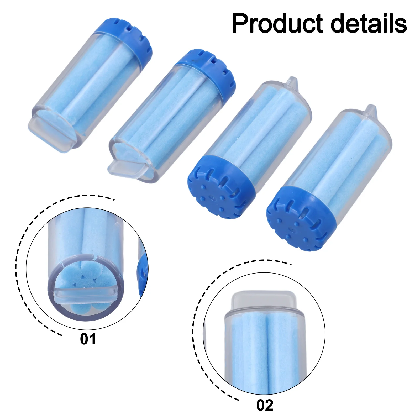 4pcs Solid Detergent Compatible With For-ECOVACS For-DEEBOT N30 For-OMNI / N30-PRO For-OMNI Vacuum Accessories Cleaning Parts