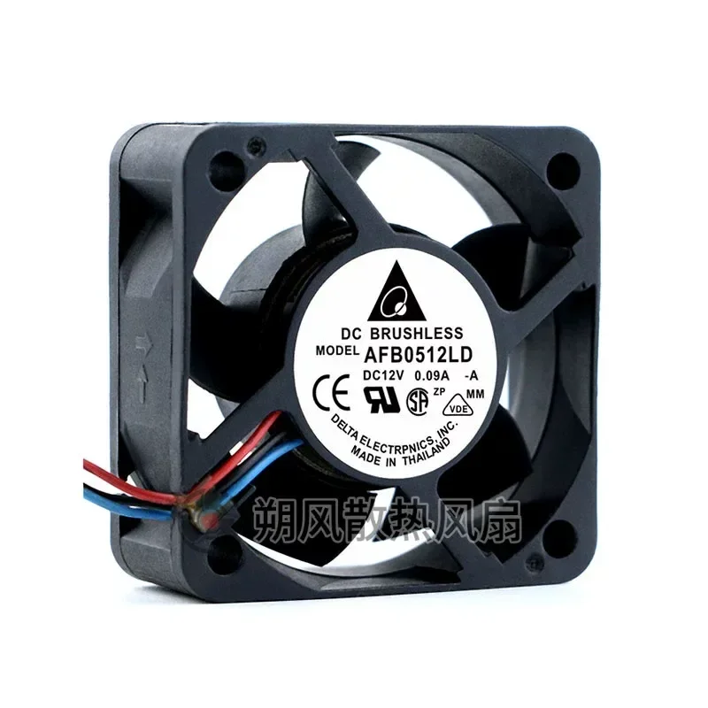 for DELTA AFB0512LD 5020 DC 12V Dual Ball Bearing Server Cooling Fan 0.09A High Performance Quiet Operation for Computer Case