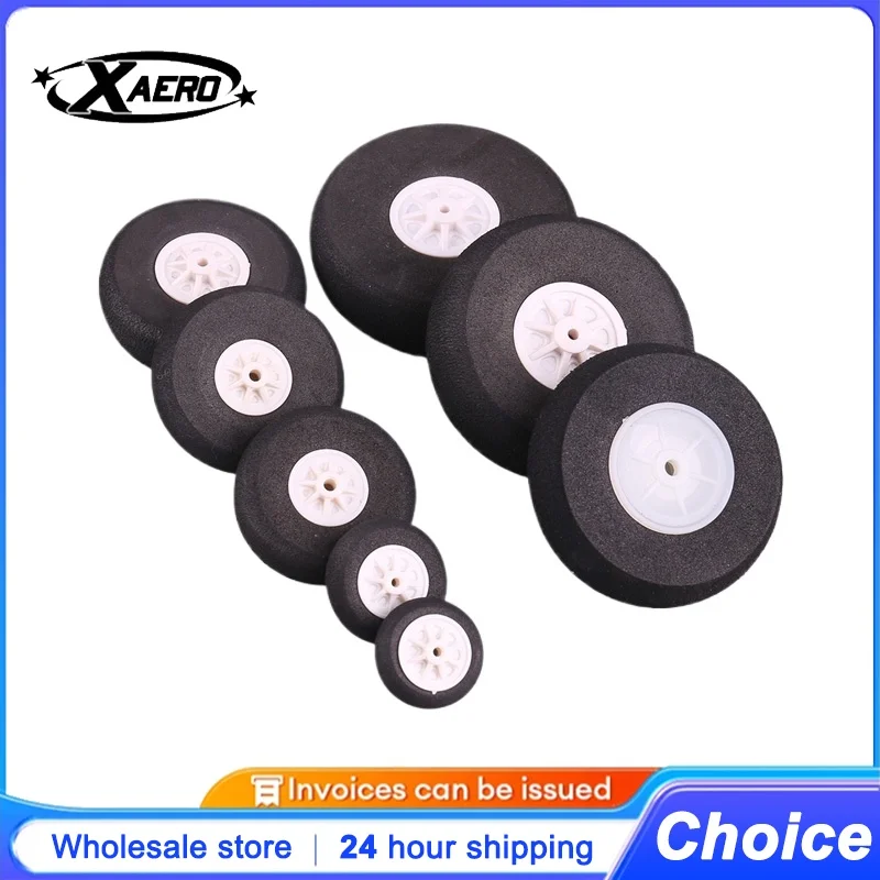 

25-70mm EVA Foam Wheels for RC Airplane Landing Gear Durable Shock Absorbing Tires Accessories