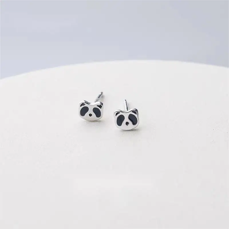 

Anjj Creative Panda Earrings Trend Cute Cartoon Animal Earrings Aesthetic Jewelry for Women Girls Christmas Present