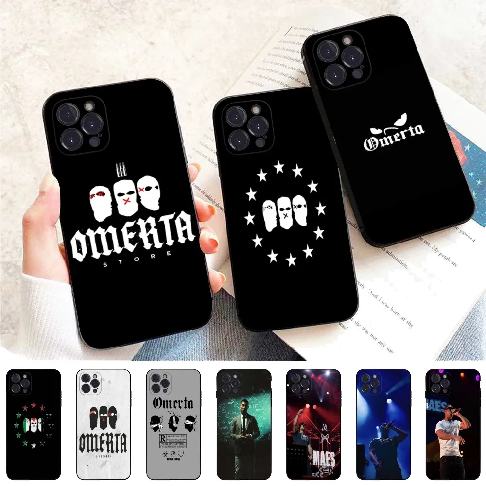 Omerta Maes Phone Case For iphone 16 15 14 13 12 11 Mini Pro Max 16 15 14 7 8 Plus TPU Soft Back Cover