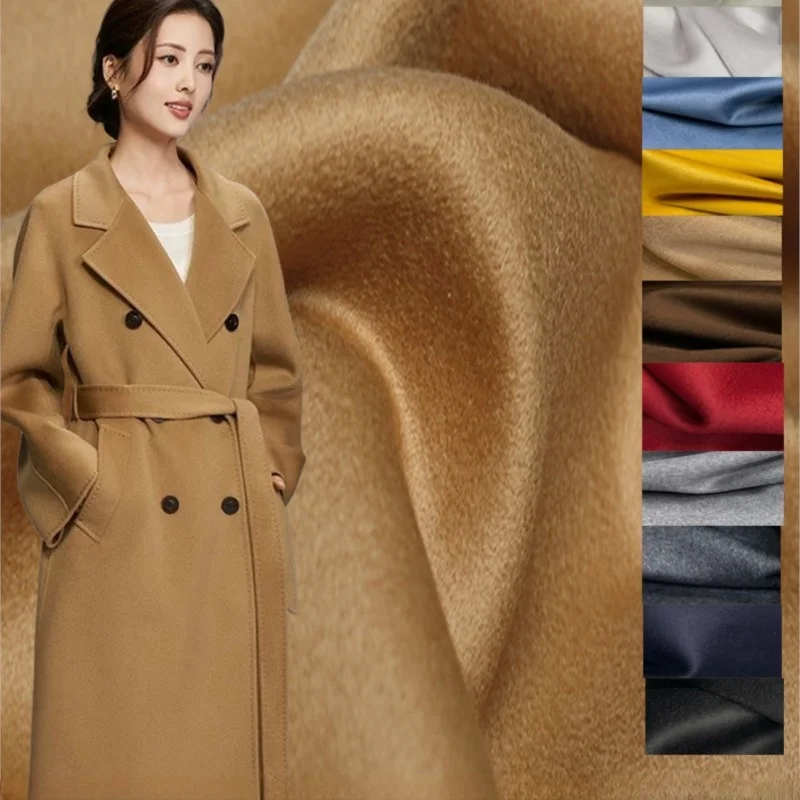 14.5 micron 100%% small cashmere double-sided short smooth pure overcoat pants cape