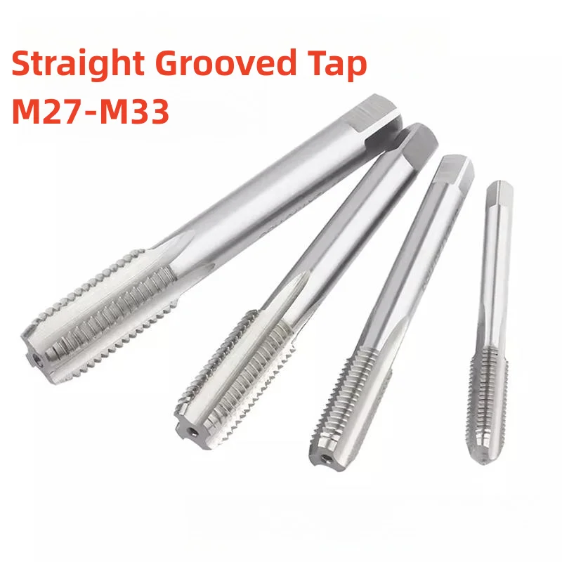 

1PCS HSS Metric /Fine Straight Grooved Flute Tap M27M28M29M30M31M32M33X3.5/3/2.5/1.75/0.5 Right Hand taps