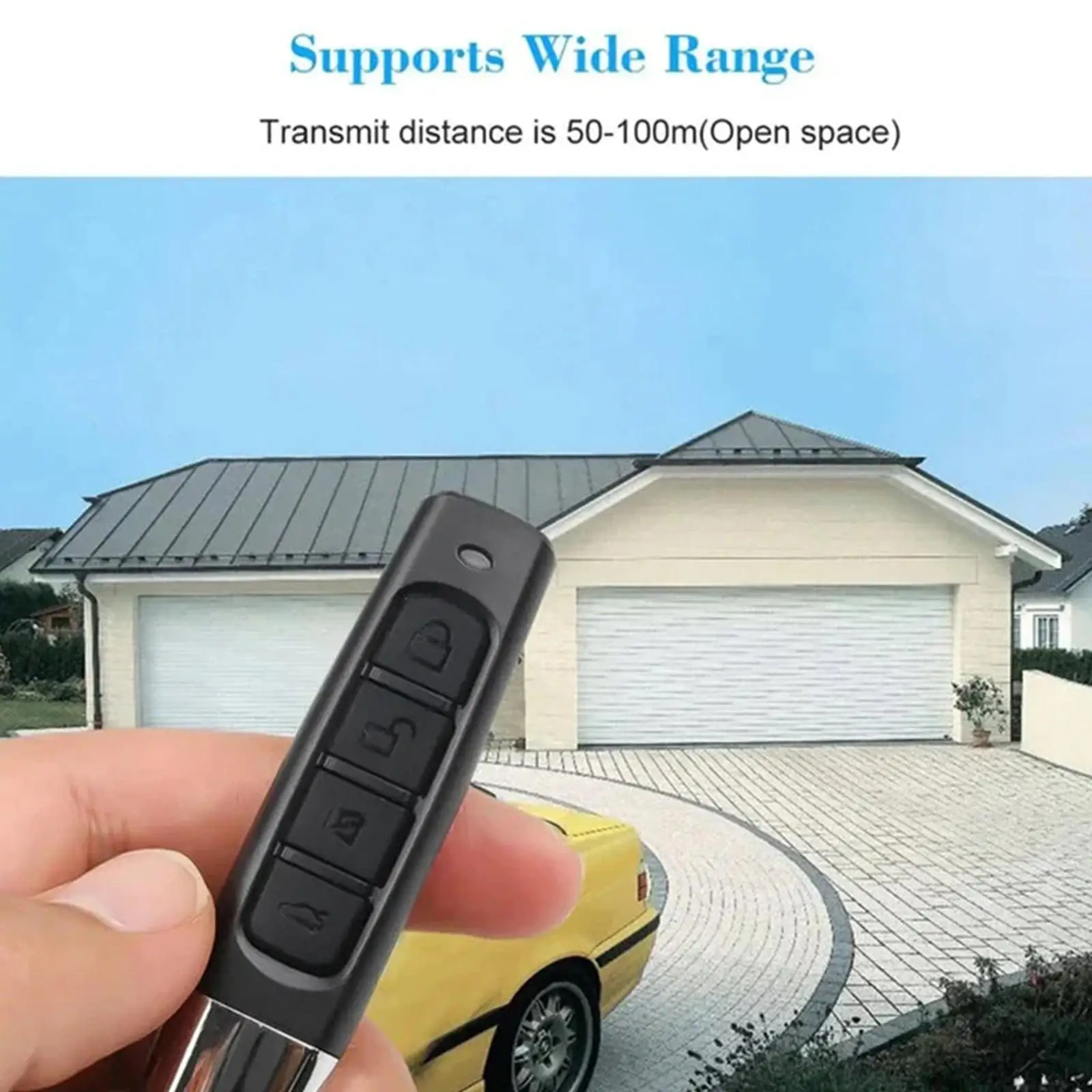 433 Copy Of The Remote Control Thumb Copy Of The Clone Key Exit Garage Door Key For Small Tools Auto Home Garage Door W2K4