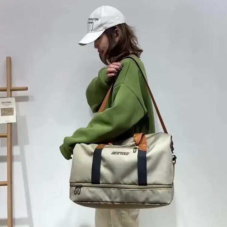 Sac de dehors Oxford Personnalisé et Étanche avec Compartiment à Chaussures pour Homme, Fourre-tout de Voyage, Entraînement en Plein Air, Gym, Yoga, dehors, 2023