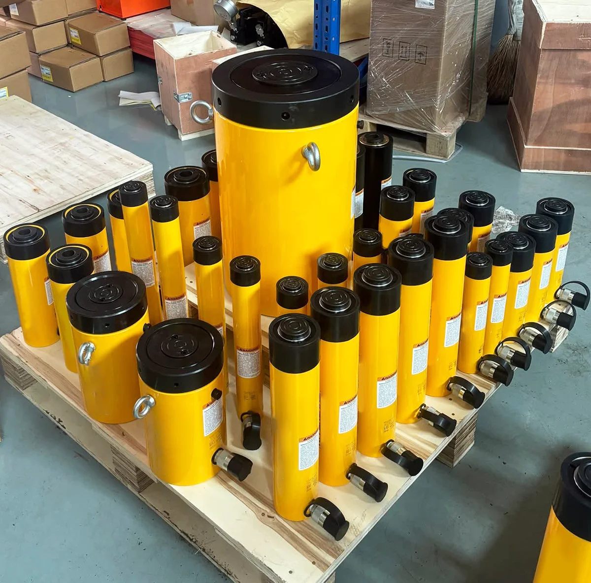 

ENERPAC Same 50-1500Tons Lo ck Nut Hydraulic Cylinder Jack for Bridge Building