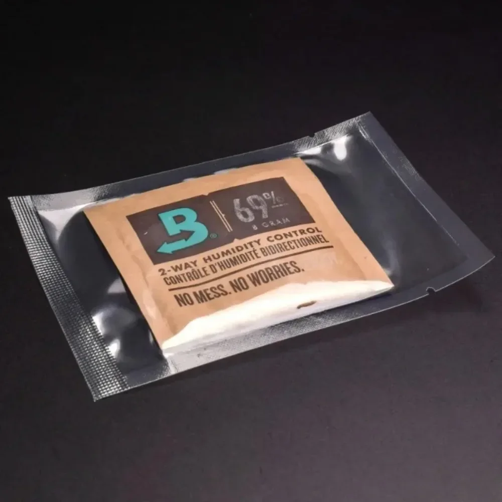 Oryginalne importowane torby na Humidor z cygara Boveda 72 62 65 69% tytoń 8g opakowanie nawilżające