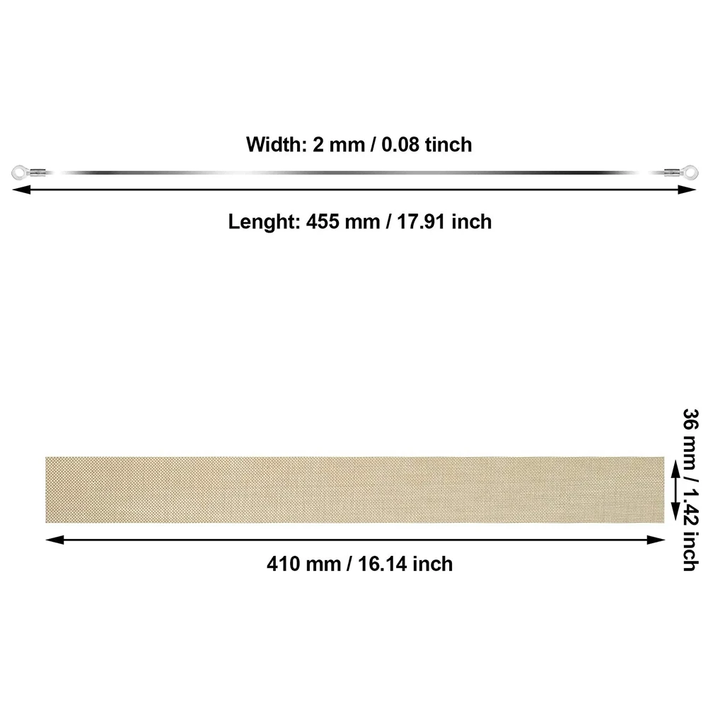 A92P 10 pièces pièces de rechange pour scelleuse à impulsion éléments chauffants Service pièces de rechange Kit de pièces de réparation pour FS-400