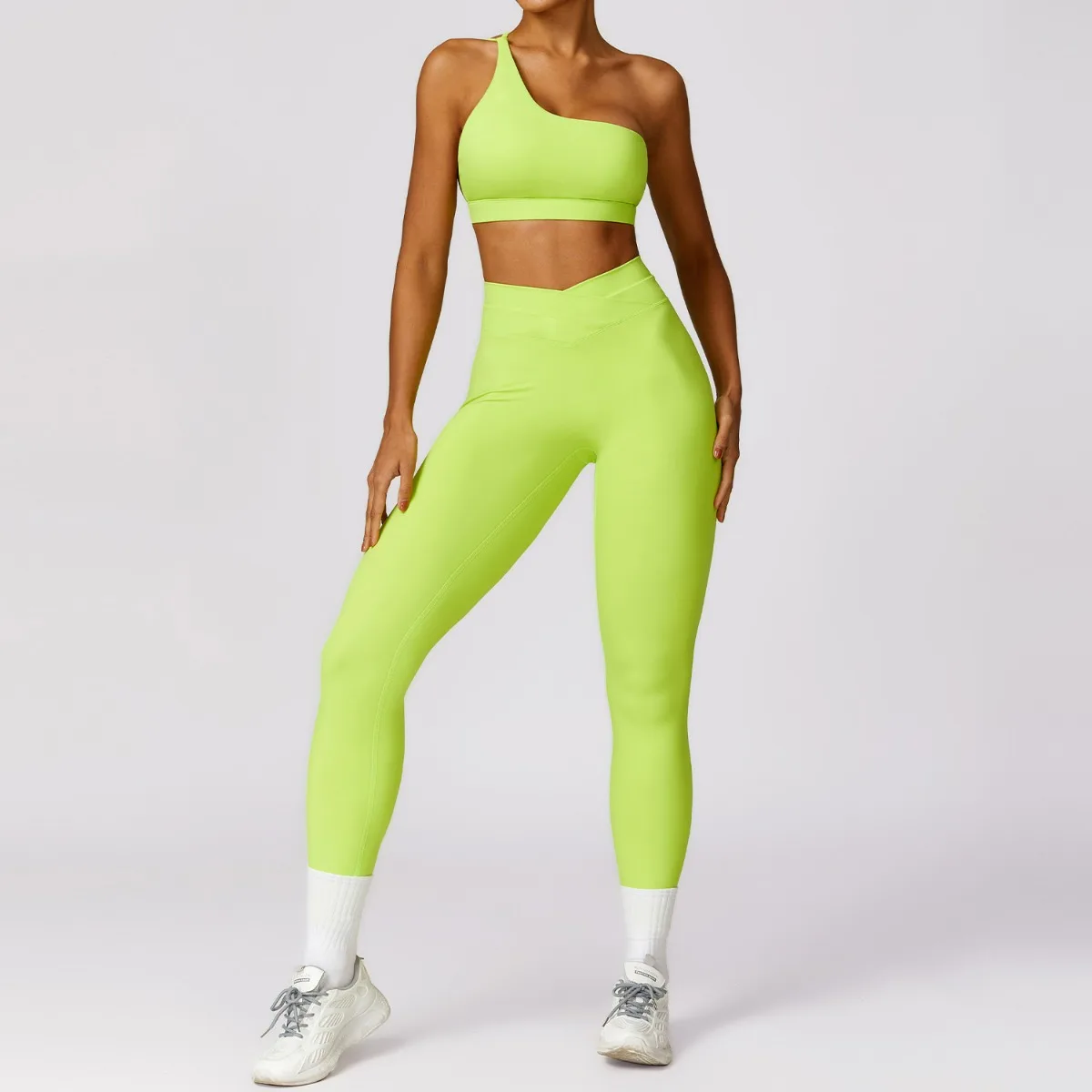 

2 Piece Sexy Sets Women High Waist Leggings Crop top Sports Sets Buttery Soft Gym Quick-drying Tight Yoga Suit fall spring