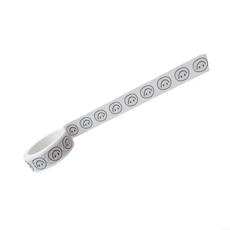 W89C شريط التقنيع الجمالي الابتسام الوجه تحت عنوان شريط سكرابوكينغ الشريط الزخرفي