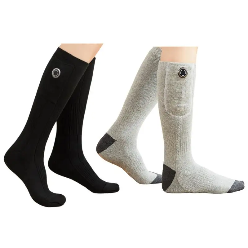 

Unisex Electric Heated Socks Winter Skiing Socks Rechargeable Warm Heating Socks Foot Warmers For Outdoor Skiing Camping Hiking