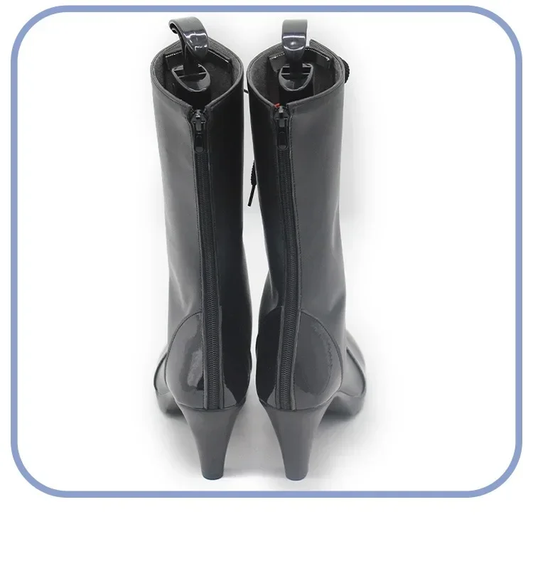 Game Identity V Psychologist Ada Mesmer Cosplay Shoes PU Leather Shoes Halloween Carnival Boots Props Custom Made