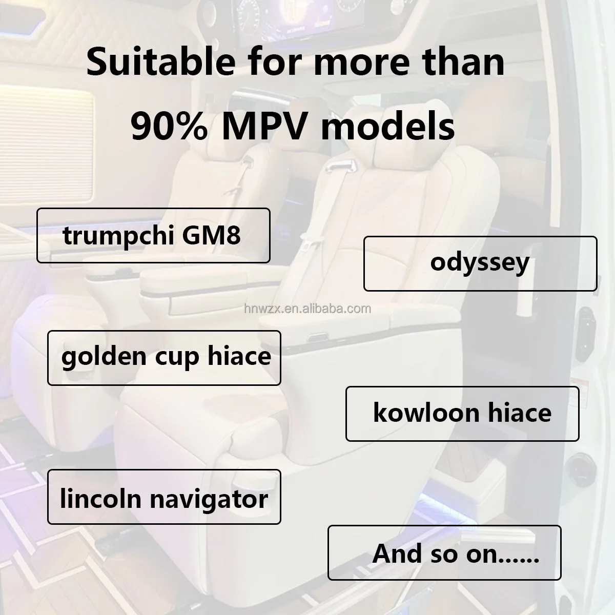 Interior Modified Electric Vip Luxury Car Seat with Massage Ventilated for Vip Van